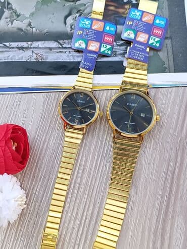 elektron saat oyrənmək: Qol saatı, Casio, rəng - Qızılı — 2