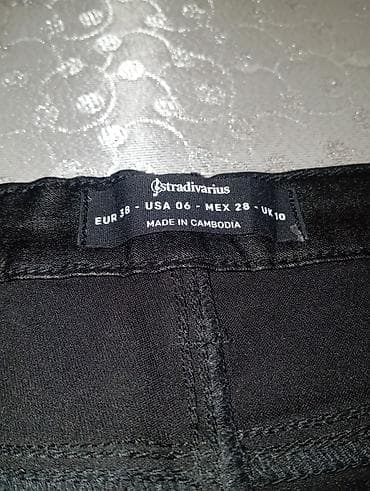 Qadın geyimləri: Şalvar, Stradivarius, rəng - Qara — 3