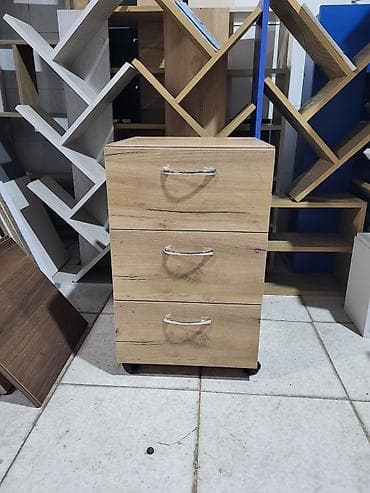 Ofis üçün mobil çekmece dolabı - Material: ağac teksturalı at lalafo.az Ofis üçün mobil çekmece dolabı - Material: ağac teksturalı
