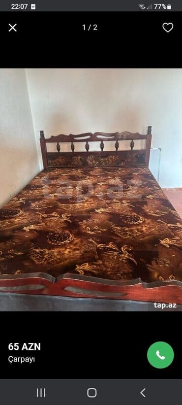 parket satiram: İşlənmiş, İkinəfərlik çarpayı — 1
