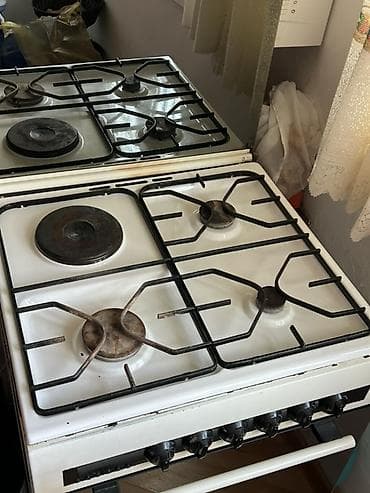 Qarışıq sobası Ayrıca dayanan, 4 gözlü