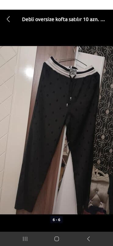 Şalvarlar M,L,Xl razmere uygundur. 1cı şalvar 10 azn satılır.Dıger