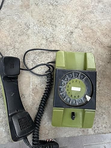 Məhsul: Retro fırlanma diski ilə masa telefonları, dekor kimi istifade — 1