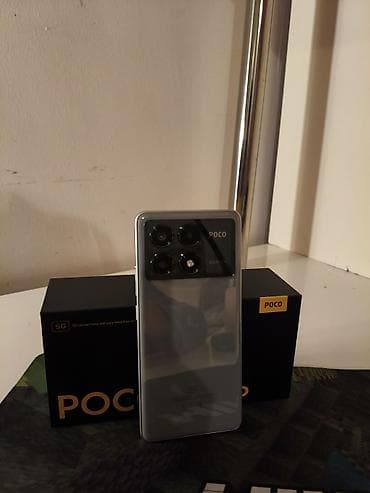 redmi mi 11 t: Poco X6 Pro, rəng - Gümüşü, Barmaq izi — 6