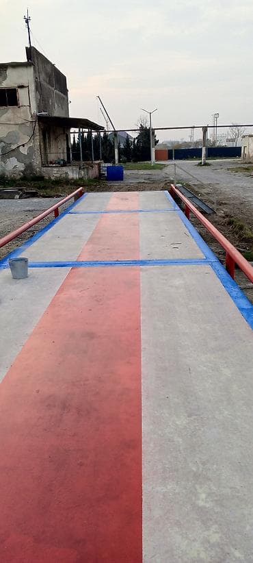 Soyuducu avadanlığı: Sənaye avtomobil tərəzisi – modul tipli, üstü beton platformalı - — 4