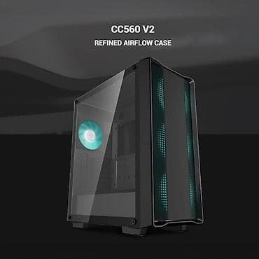 DeepCool CC560 V2 – Refined Airflow Case - Mid-tower PC korpusu -