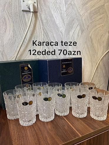 Stəkanlar, Şüşə, 12 ədədli dəst, Türkiyə