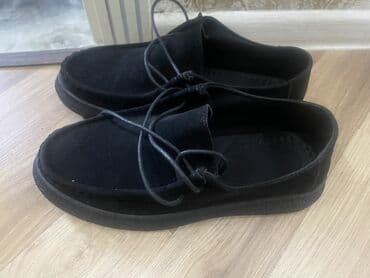 Женская обувь: Qara rəngli kişi mokasin-tipli ayaqqabı - Üst material: süet (yumşaq — 3