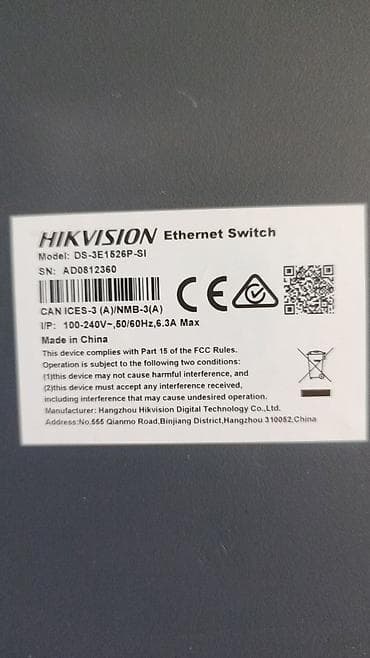 minecraft ps4 disk: Hikvision DS-3E1526P-SI – 24 Port Gigabit Smart PoE Switch — 2