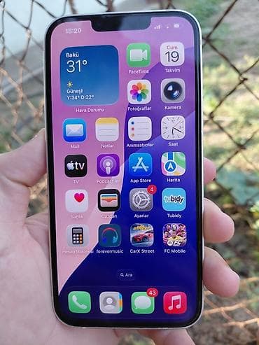 dubai iphone: IPhone 13, 256 GB, Ağ, Face ID — 4