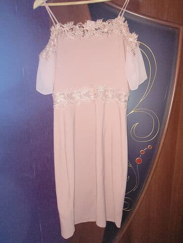 Məhsul: Qadın gecə/ziyafət donu - Rəng: Pudra çəhrayı - Model: Nazik