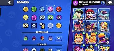 Brawl Stars hesabı satılır 62 K kupa - 101 — 5