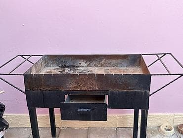qoç əti: Manqal/brazer – metal konstruksiya - Material: qalın metaldan — 1