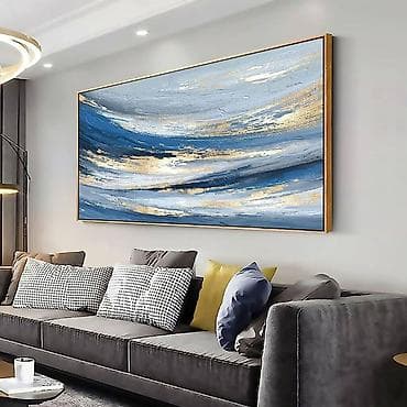 Растения: Müasir abstrakt divar rəsmləri – interyer dekoru - Üslub — 4