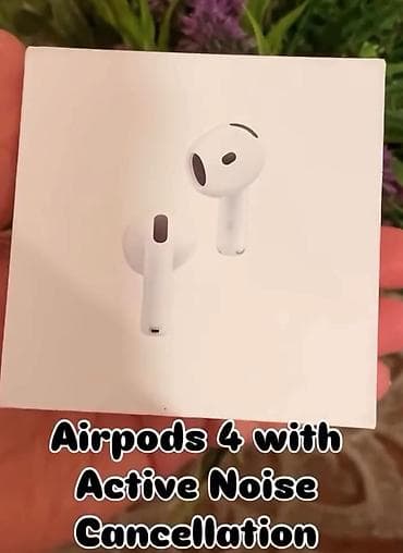 airpods qulaqcıq: Airpods 4 Active Noice Cancellation
Amerikadan gətirilib — 1