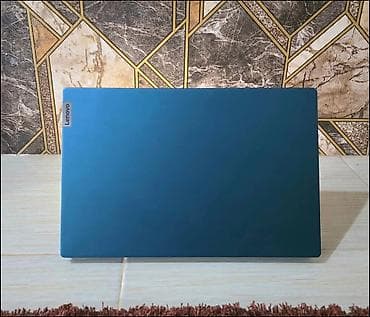 samsung mini notebook: Lenovo noutbuk – mavi gövdə, nazik çərçivəli ekran və arxa işıqlı — 4