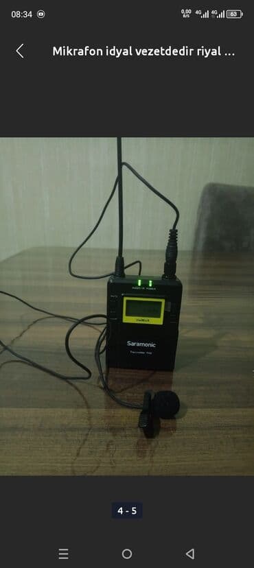 Yeni Simsiz (Bluetooth) Mikrofon Sennheiser, Ünvandan götürmə — 2