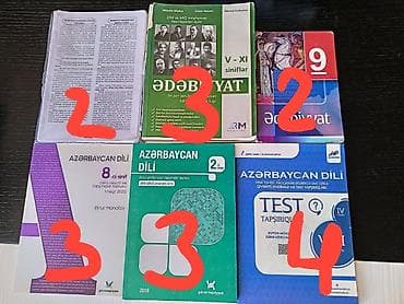 Azərbaycan dili və ədəbiyyat üzrə dərslik və test topluları dəsti
