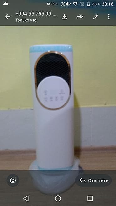 Mini qüllə tipli elektrikli isitmə ventilyatoru - Kompakt qüllə