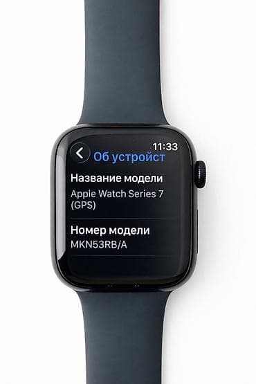 Smart qolbaqlar: Smart saat, Apple, Suya davamlı, rəng - Qara — 4