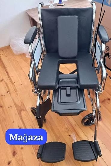 Tibbi avadanlıq: Universal tualet funksiyalı əlil arabası - Çıxarılan tualet qabı və — 3