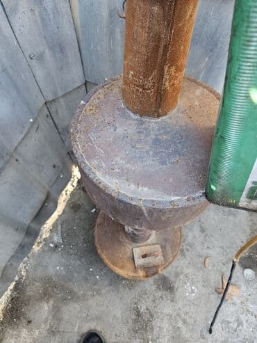 iran kere yagi: Metaldan hazırlanmış yağ sobası / tullantı yağıyla işləyən qızdırıcı — 1