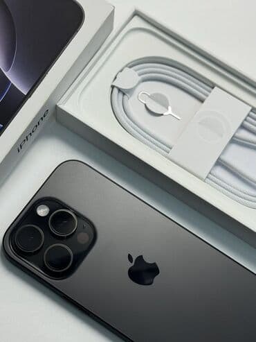 nar nomrə satışı: IPhone 16 Pro, 128 GB, Black Titanium — 5