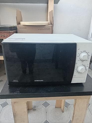 Mikrodalğalı soba Samsung, Mikrodalğalar ilə, rəng - Ağ