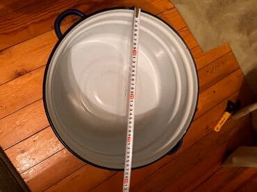 Qazan, rəng - Boz, Alüminium, 30 sm, Rusiya