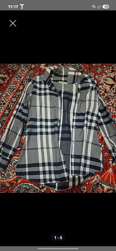usta geyimi: Burberry London köynəyi - Dizayn: klassik böyük dama (bejevı, tünd — 1