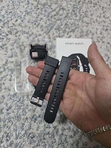 Zərgərlik əşyaları: Smart saat, Sensor ekran, rəng - Qara — 3