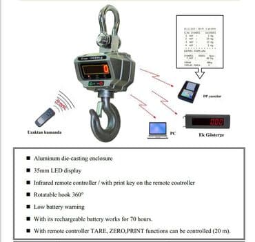 cekler: Barkod tərəzisi, 1000 kq, Pulsuz quraşdırma — 7