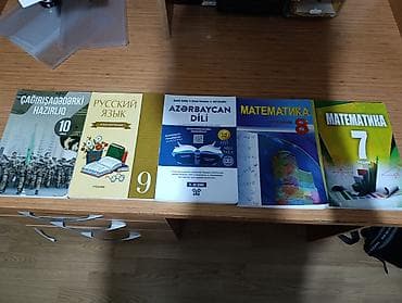 rus dilinde kitablar: Книги по русскому, азербайджанскому, математике, НВП — 1