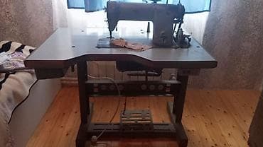 tikis masini ustasi: Sənaye tikiş maşını – stolüstü komplekt - Güclü metal konstruksiya — 1