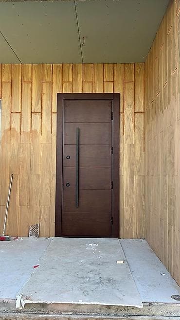 qapılar demir: Metal giriş qapıları və mebel boyama xidməti - Müasir dizaynlı metal — 2