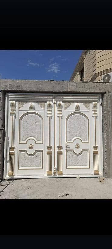 pul qapı: Dəmir Həyət darvazası, Avtomatik, Qapı ilə, rəng - Qara, Kredit yoxdur, Ödənişli quraşdırma — 6