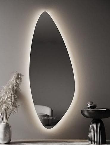 ev güzgüləri: Güzgü Divar üçün, Dekorativ, Arxa işıqlı — 6