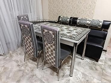 xalqlar restoranlar: Mətbəx masa dəsti 4 stul ve divanı ilə birlikdə satılır 150m cüzi — 1