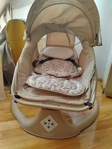 pendir: Kidilo elektrik beşik-sallanan kreslo - Rəng: bej - Avtomatik — 1