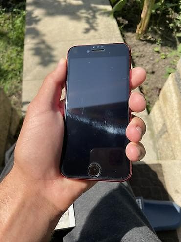 iphone 5 plus: IPhone SE 2022, 64 GB, Qırmızı, Barmaq izi — 6