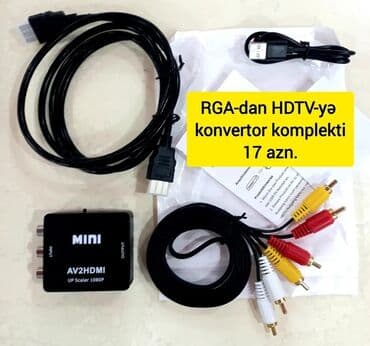 redmi qulaqciq: RCA-dan, AV-dən HDD-yə, HDMİ-yə, HDTV-yə ÇEVİRİCİ ( konvertor ) — 13