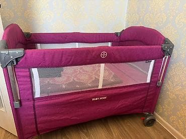 Детский мир: Uşaq üçün qatlanan çarpayı/oyun manesi – “Baby Home” (alçaq yanlı — 2