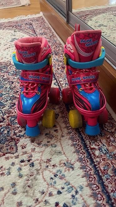 Roliklər: Uşaq dördtəkərli paten dəsti - Model: “Inline Skates” yazılı uşaq — 2