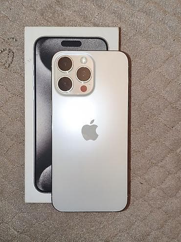 IPhone 15 Pro Max, 256 GB, Ağ, Face ID