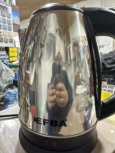 sac qurudan fen: EFBA elektrik çaydanı - Paslanmayan poladdan gövdə: parlaq, istiliyi — 3