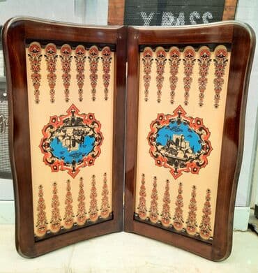 saski: Nərd taxta Qoz ⚜ağacından hazırlanmış, yüksək keyfiyyətli🛡 Qız qalası — 3