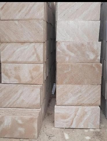 divar dekor: Qumdaşı üzlük plitələri Məhsul təsviri: - Təbii qumdaşından kəsilmiş — 5