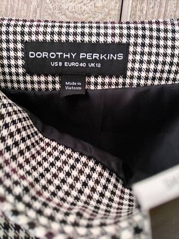 женские юбки карандаш миди: Очень красивая женская юбка Dorothy Perkins размер 12 черно-белая — 4