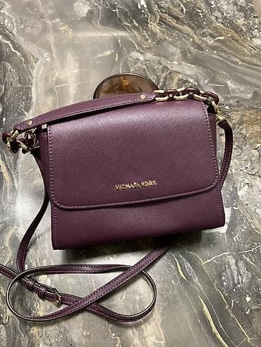 Michael Kors çiyin/saylı çantası - Rəng: tünd bənövşəyi — 2