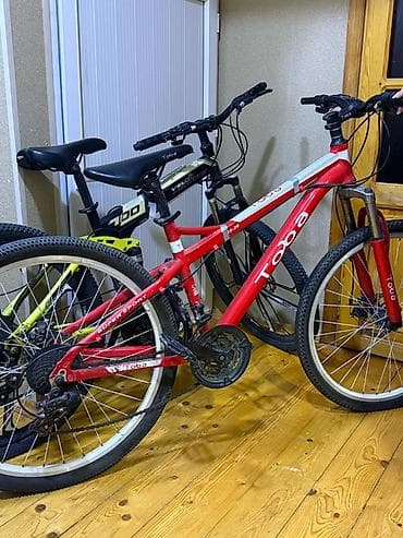 bmx velo: Toba “Super Sport” dağ velosipedi - Rəng: qırmızı-ağ - Çərçivə: Toba — 1